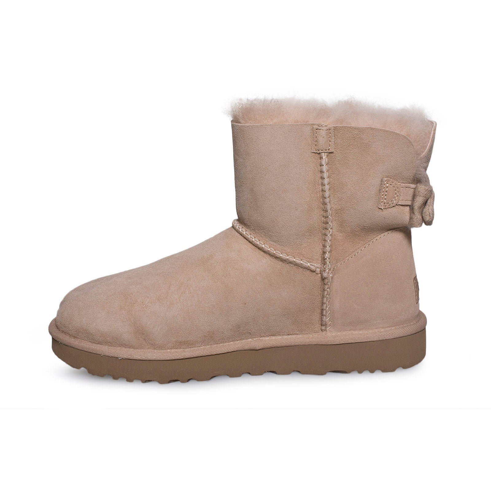 UGG Mini Brigette Bow Driftwood Boots