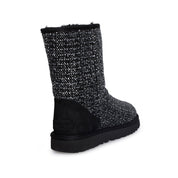 UGG Classic Short Frill Black Boots - Women's