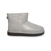 UGG Classic Mini Glitzy Grey Violet Boots