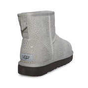 UGG Classic Mini Glitzy Grey Violet Boots