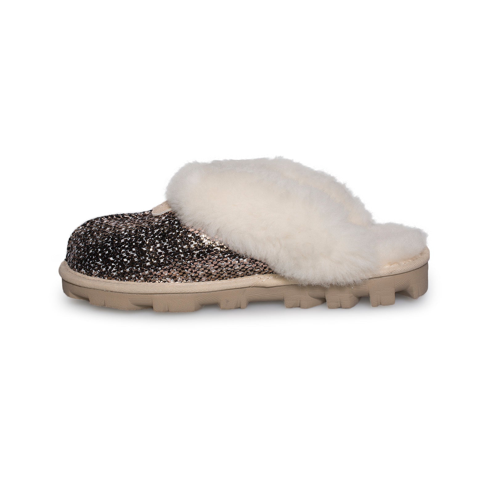 UGG Coquette Frill Bronze Slippers