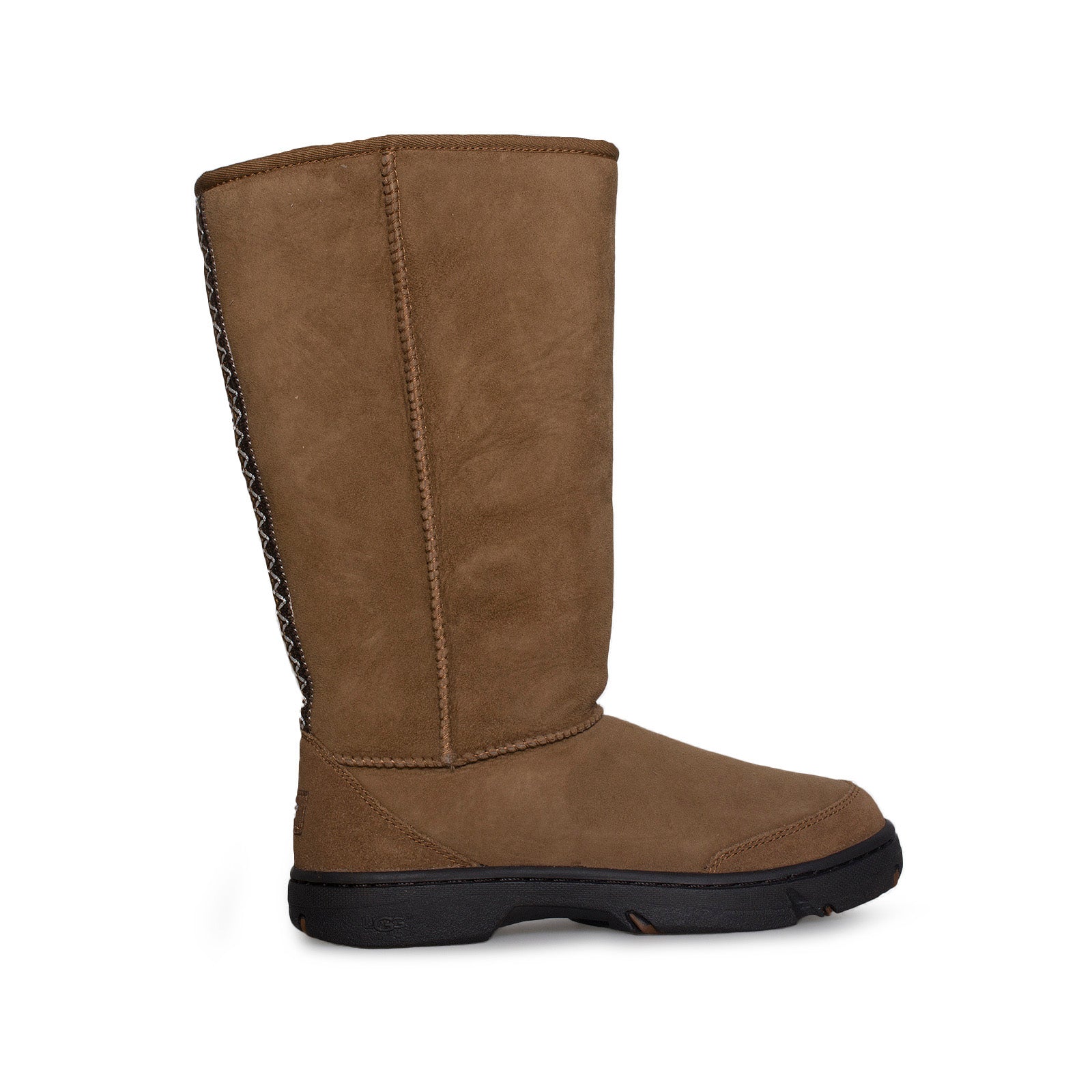 UGG Ultimate Tall Braid Chestnut Boots