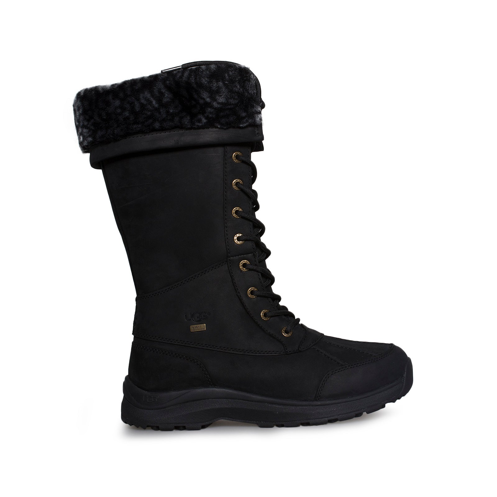 UGG Adirondack Tall III Leopard Black Boots