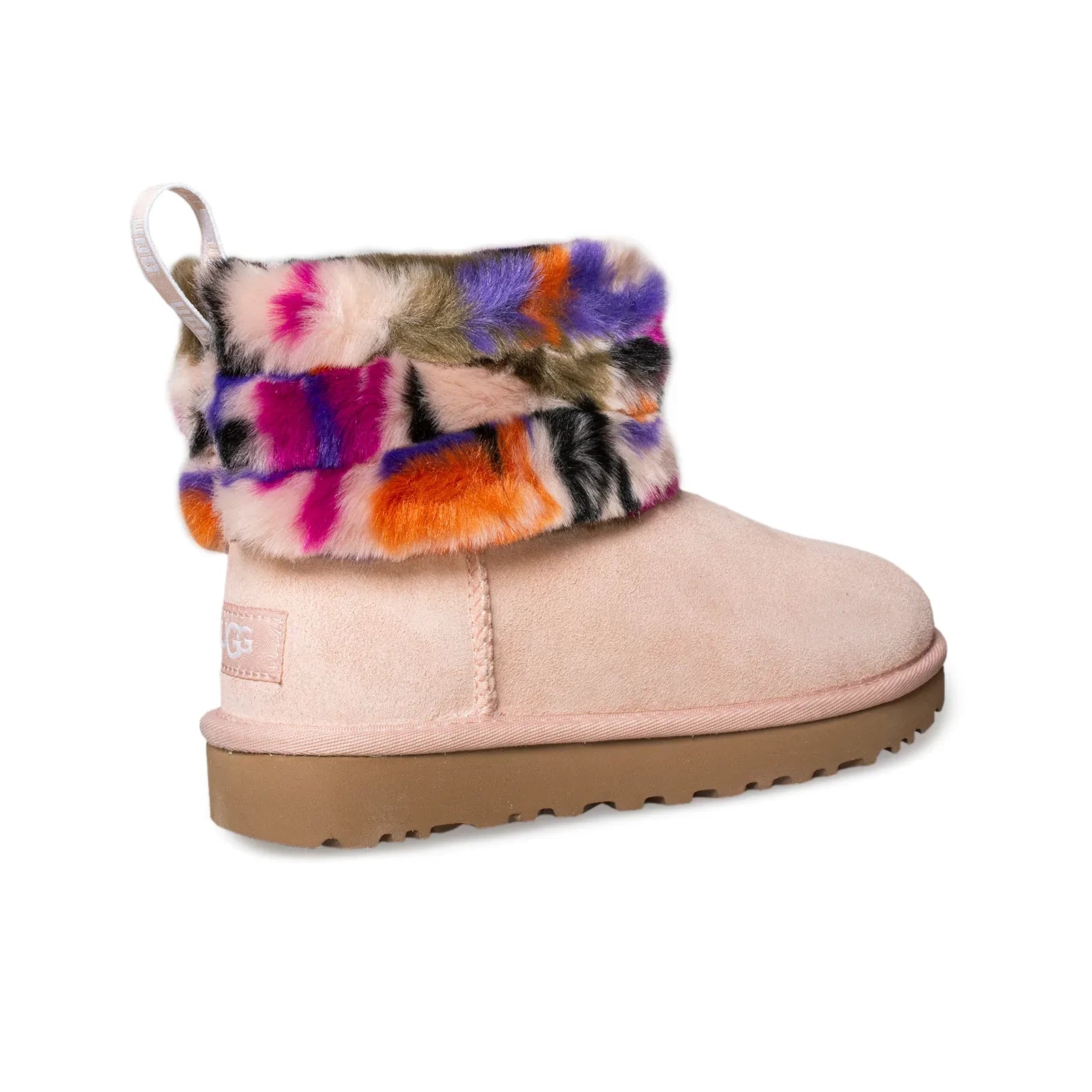 UGG Fluff Mini Quilted Motlee Multi Colored Boot's - Women's