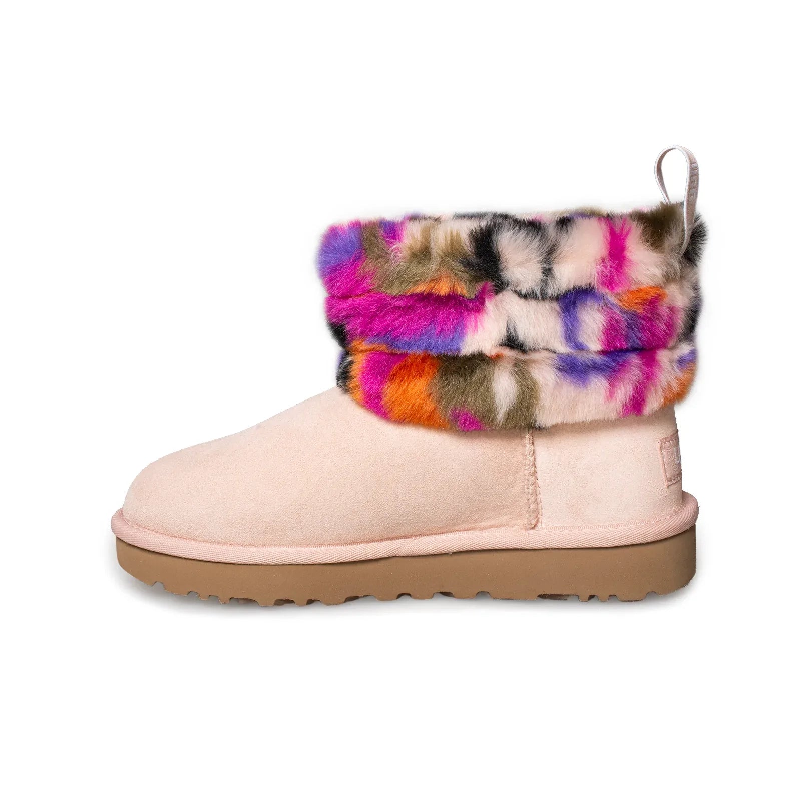 UGG Fluff Mini Quilted Motlee Multi Colored Boot's - Women's