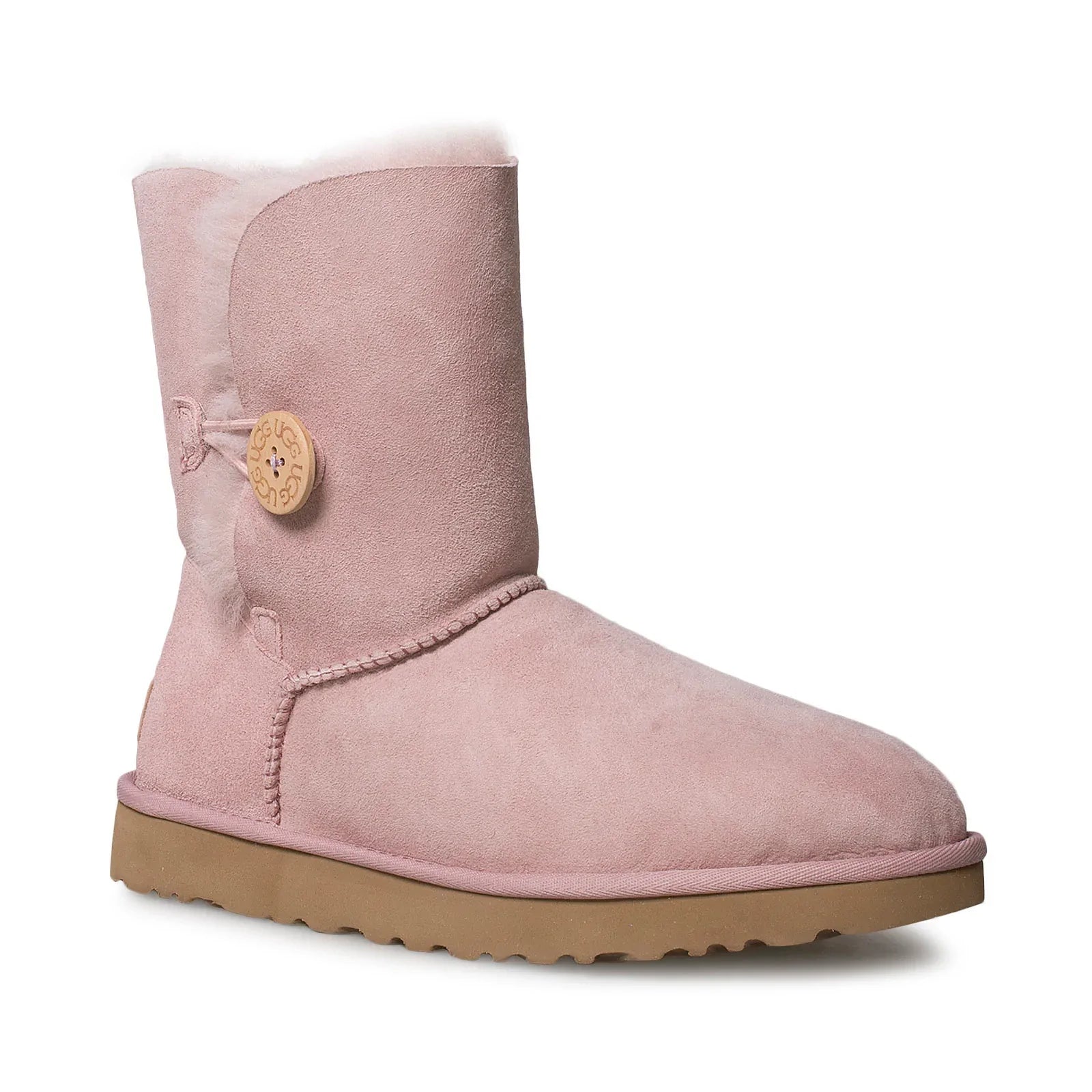 UGG Bailey Button II Pink Crystal Boots - Women's