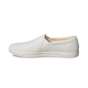 UGG Kitlyn Leather White Slippers - Women's