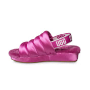 UGG Puff Yeah Fuchsia Slippers - Women's