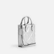 Coach Outlet North South Mini Tote With Puffy Diamond Quilting