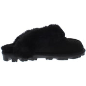 Coquette Womens Suede Lined Mule Slippers