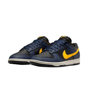 Men's Dunk Low Retro Sneaker In Black/tour Yellow/midnight Navy/sail