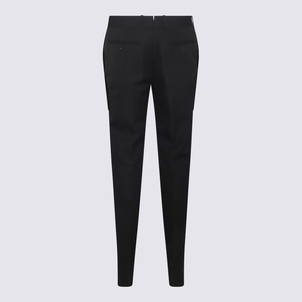 Alexander McQueen Black Wool Trousers