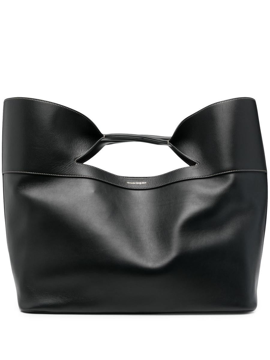 Alexander McQueen The Bow Large Leather Tote Bag