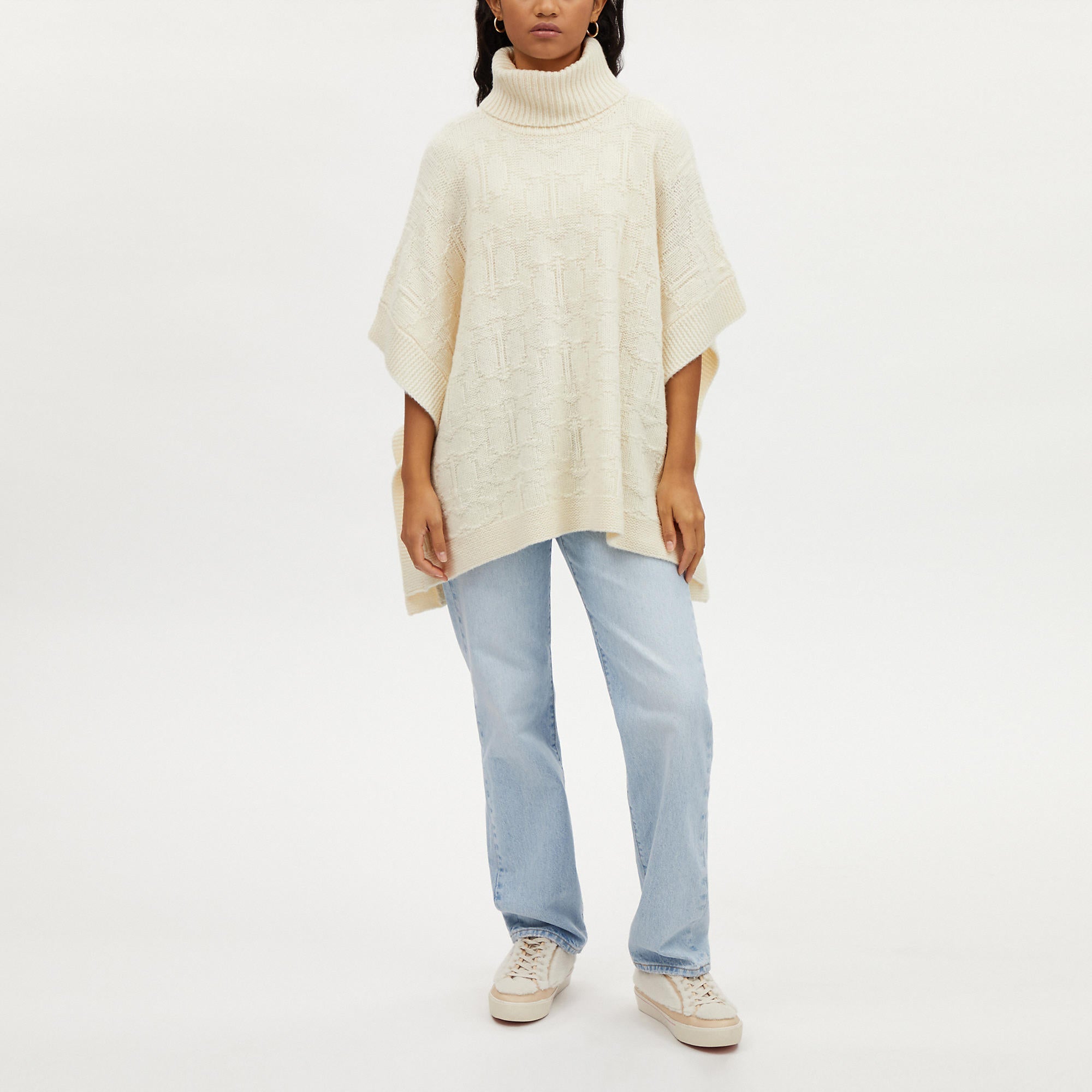 Coach Outlet Signature Knit Poncho