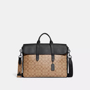 Coach Outlet Sullivan Portfolio Brief In Signature Canvas