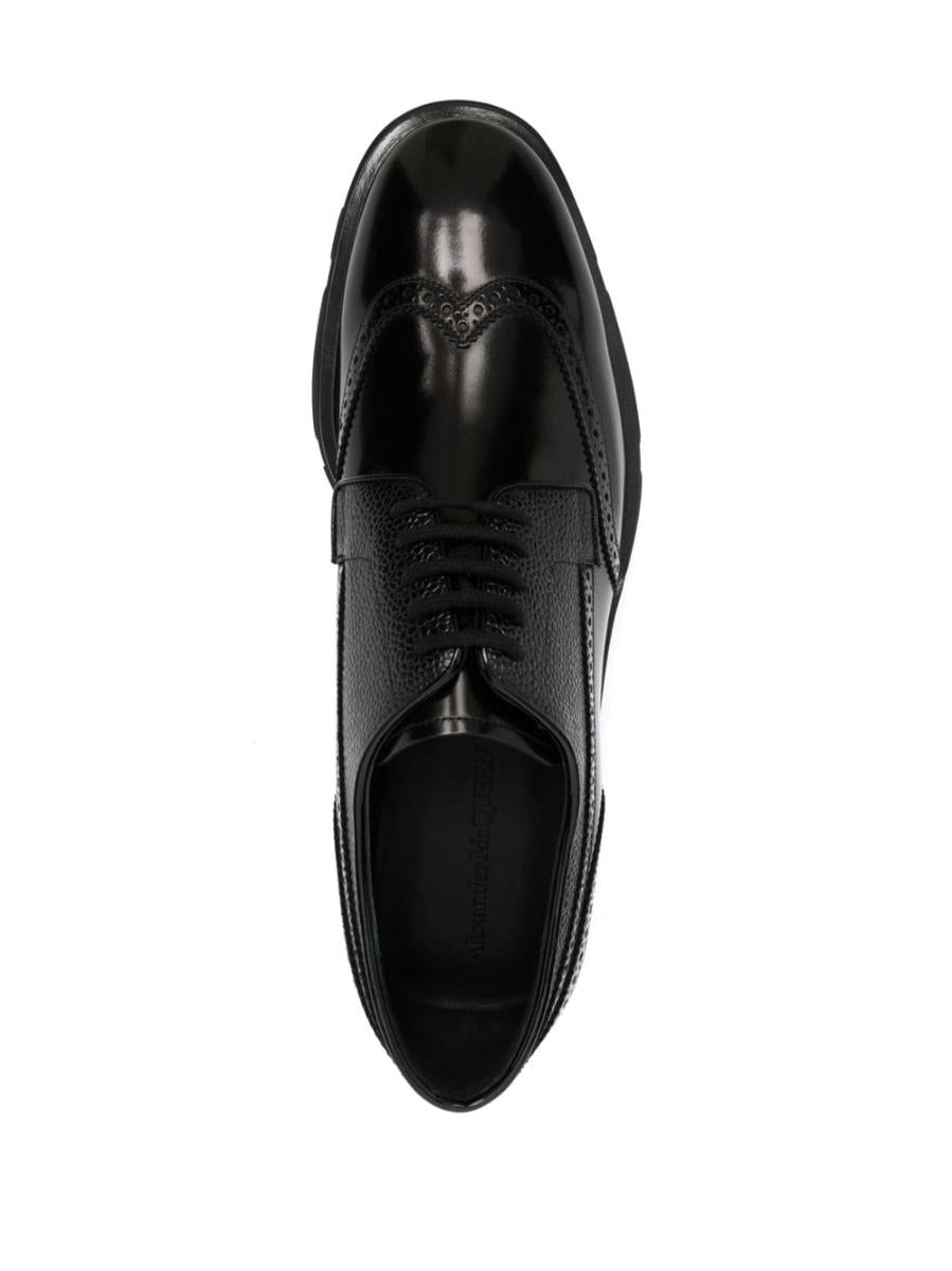 Alexander McQueen Leather Derby Shoes