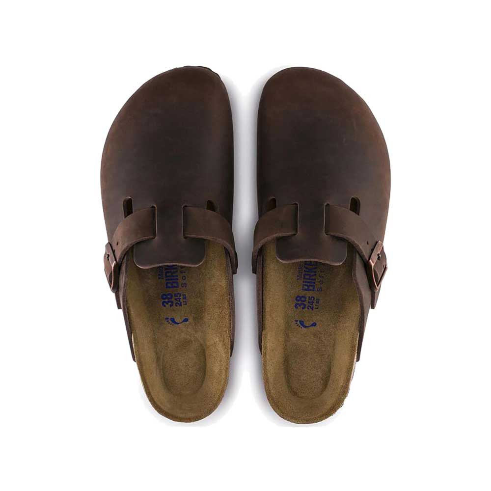 Boston Soft Footbed Oiled Leather Clog - Habana - Regular/Wide (D)