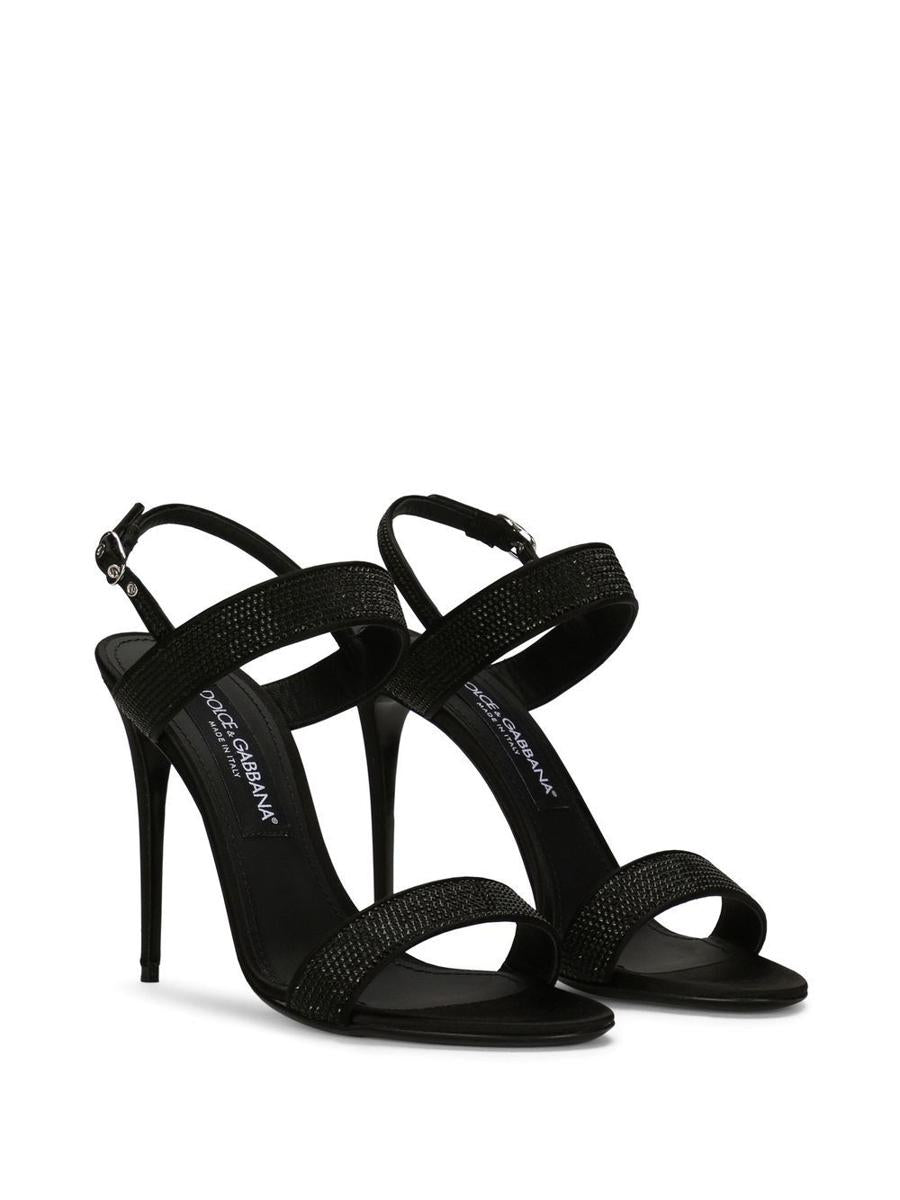 Dolce & Gabbana Satin Heel Sandals