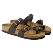 Birkenstock Mayari Oiled Leather Classic Footbed Sandal In Habana