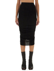 Rick Owens Skirt With Drape