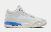 Air Jordan 3 Retro Lucky Shorts Mens Lifestyle Shoes (Summit White/Hydrogen Blue/Legend Blue)