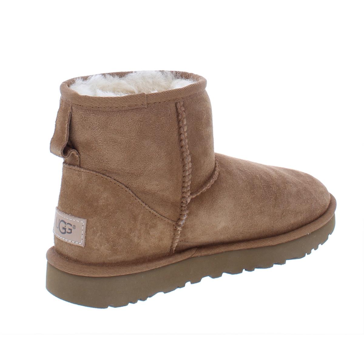 Classic Mini II Womens Suede Cold Weather Shearling Boots