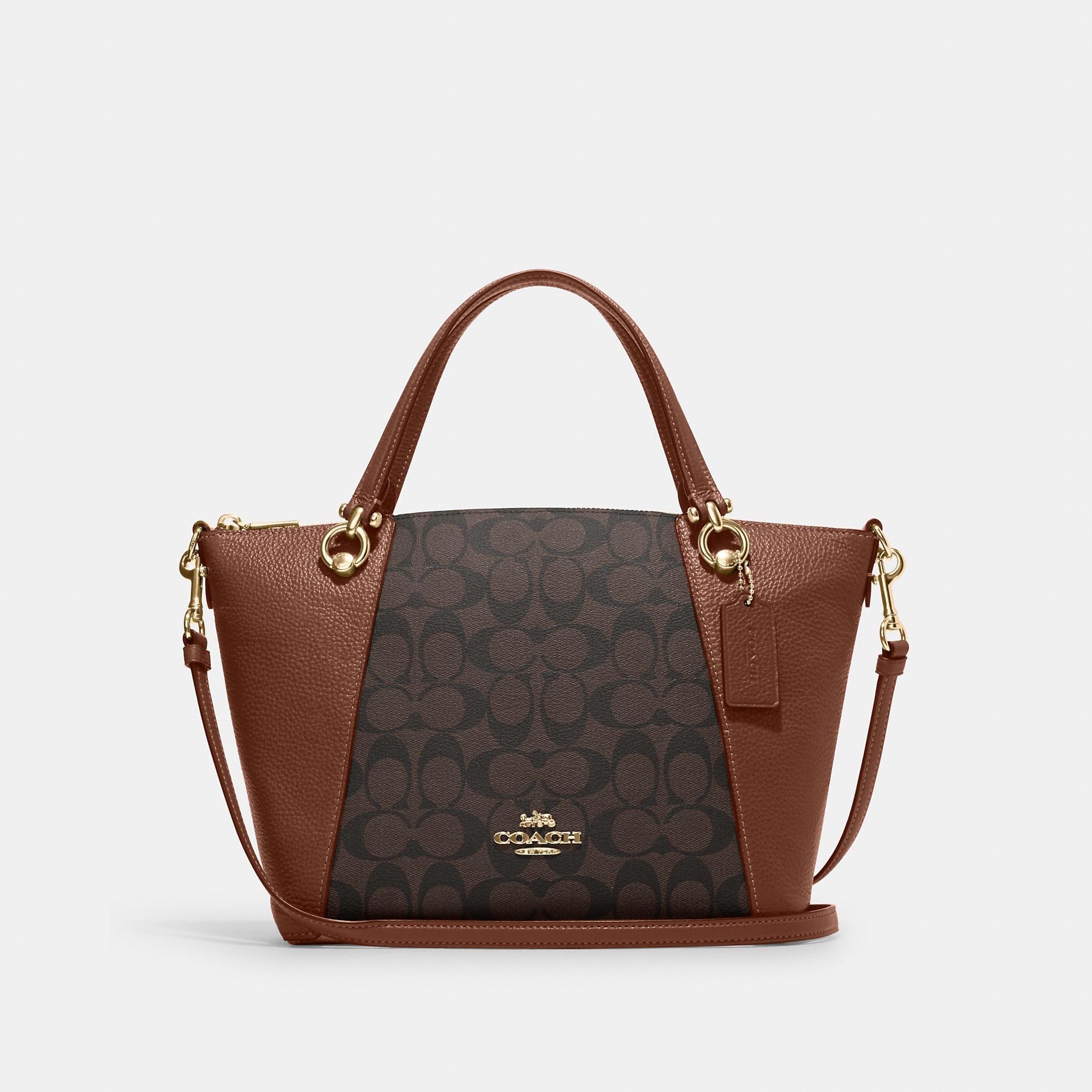 Coach Outlet Kacey Satchel In Signature Canvas