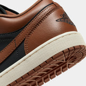 Air Jordan 1 Retro Low Archaeo Brown Womens Lifestyle Shoes (Archaeo Brown/Black/Sail)