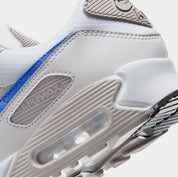 Air Max 90 Mens Lifestyle Shoes (White/College Grey/Summit White/Racer Blue)