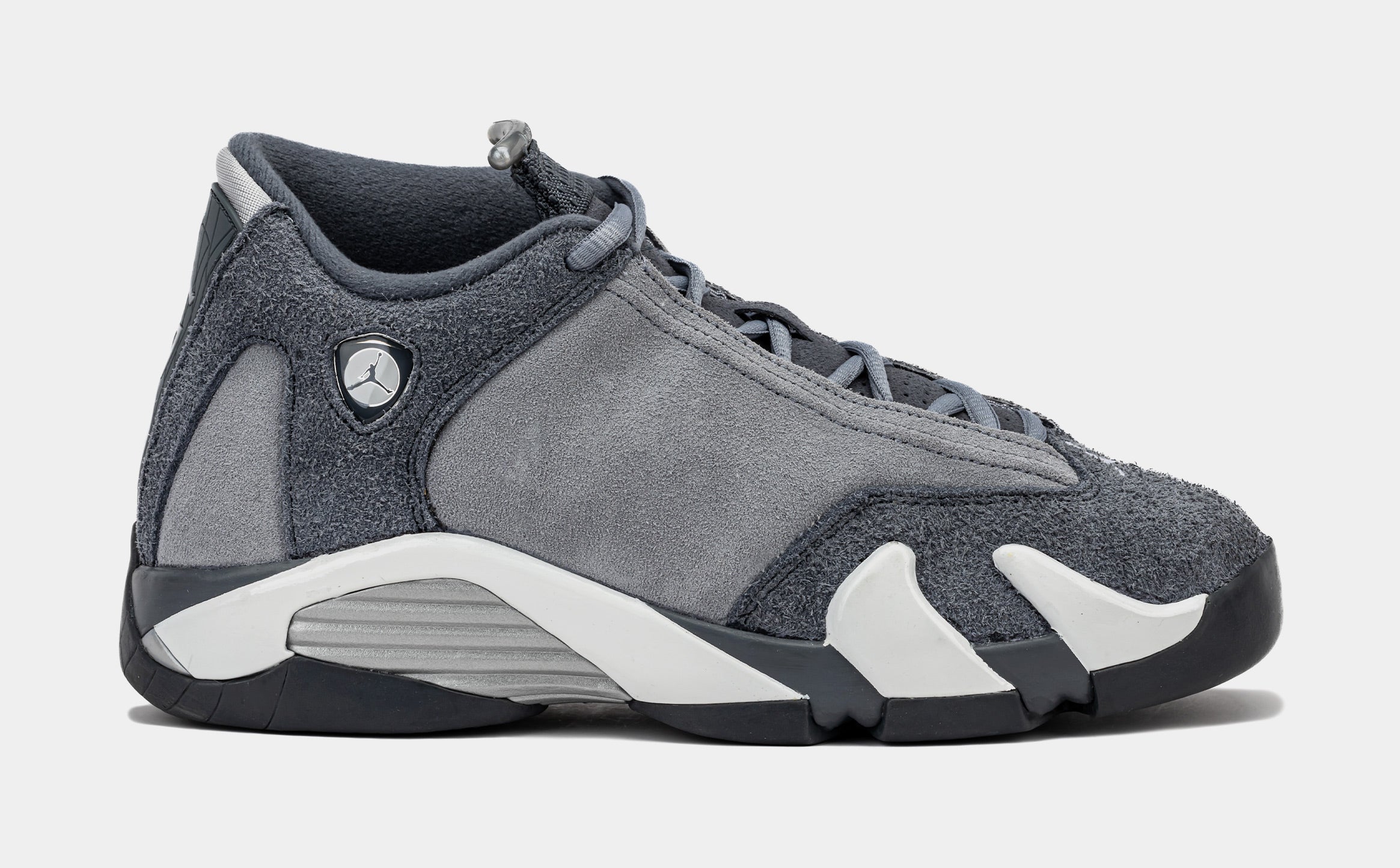 Air Jordan 14 Retro Flint Grey Grade School Lifestyle Shoes (Flint Grey/Stealth White)