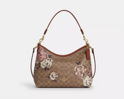 Coach Laurel Shoulder Bag In Signature Canvas With
Rose Print