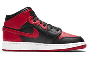 Air Jordan 1 Mid GS 'Banned' 554725-074