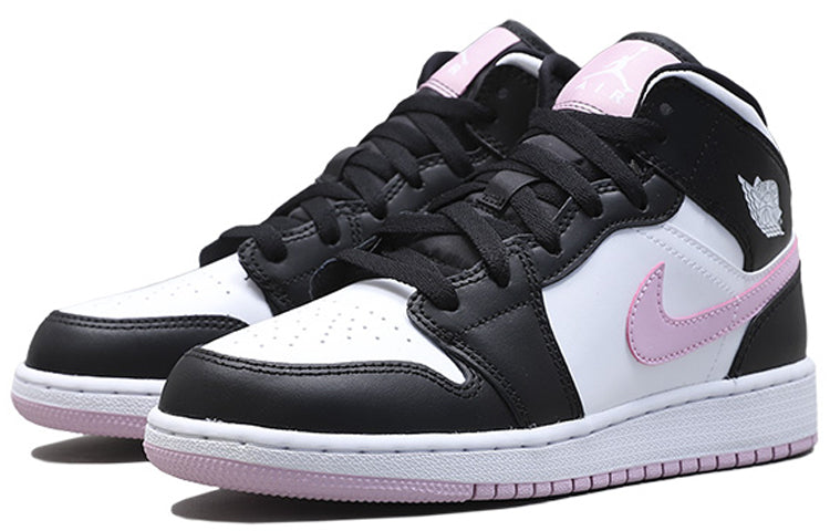 Air Jordan 1 Mid GS 'White Light Arctic Pink' 555112-103