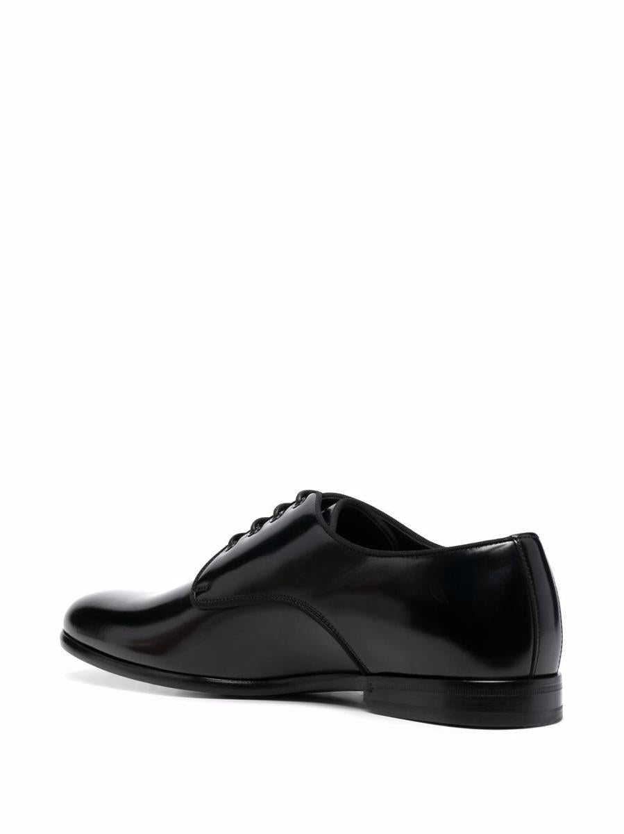 Dolce & Gabbana Brushed Calf Leather Derby Shoes