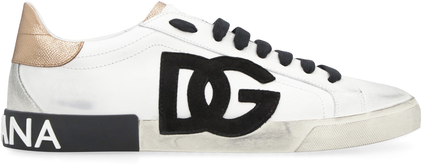 Dolce & Gabbana Portofino Leather Sneakers