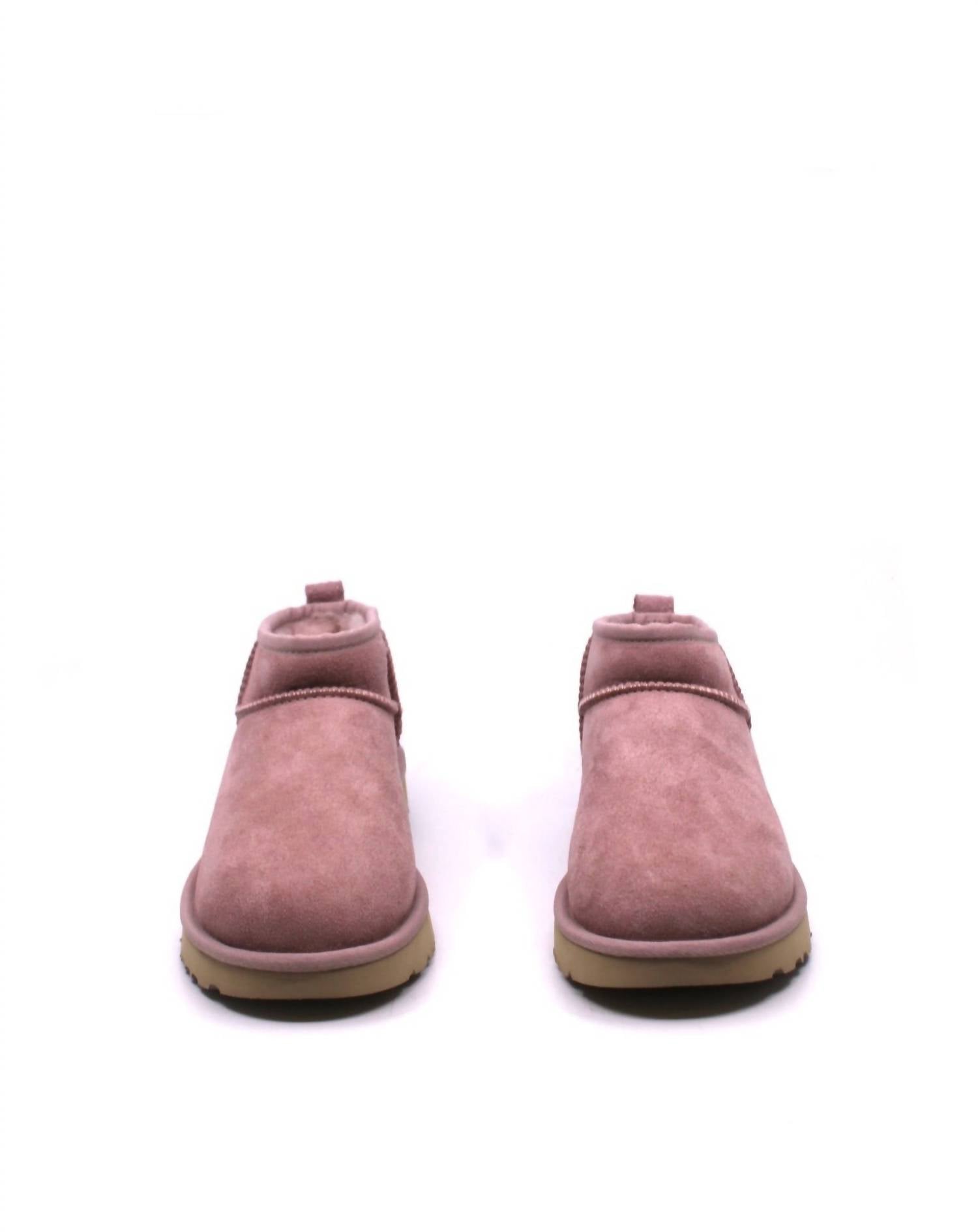 Women's Classic Ultra Mini Booties In Rose Grey