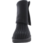 Classic Cardy Womens Knit 2-In-1 Casual Boots