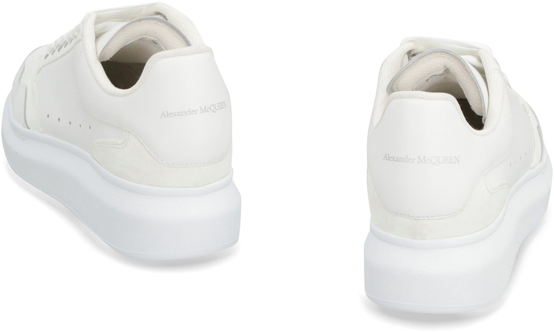 Alexander McQueen Larry Leather Low-Top Sneakers