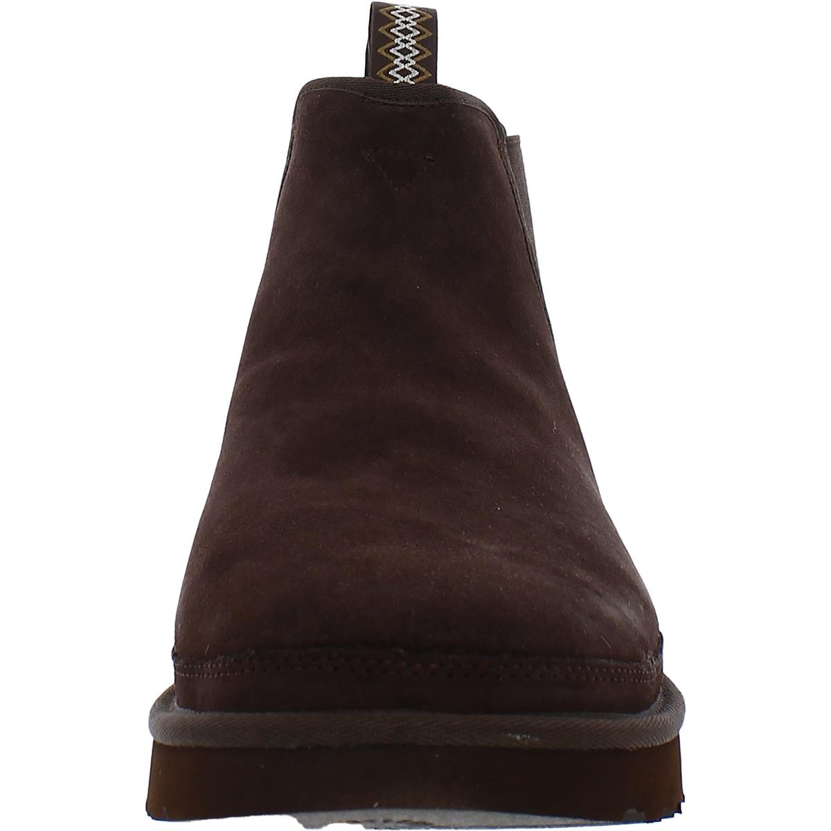 Neumel Chelsea Mens Suede Slip On Chelsea Boots