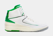 Air Jordan 2 Retro Lucky Green Mens Lifestyle Shoes (White/Green) Free Shipping