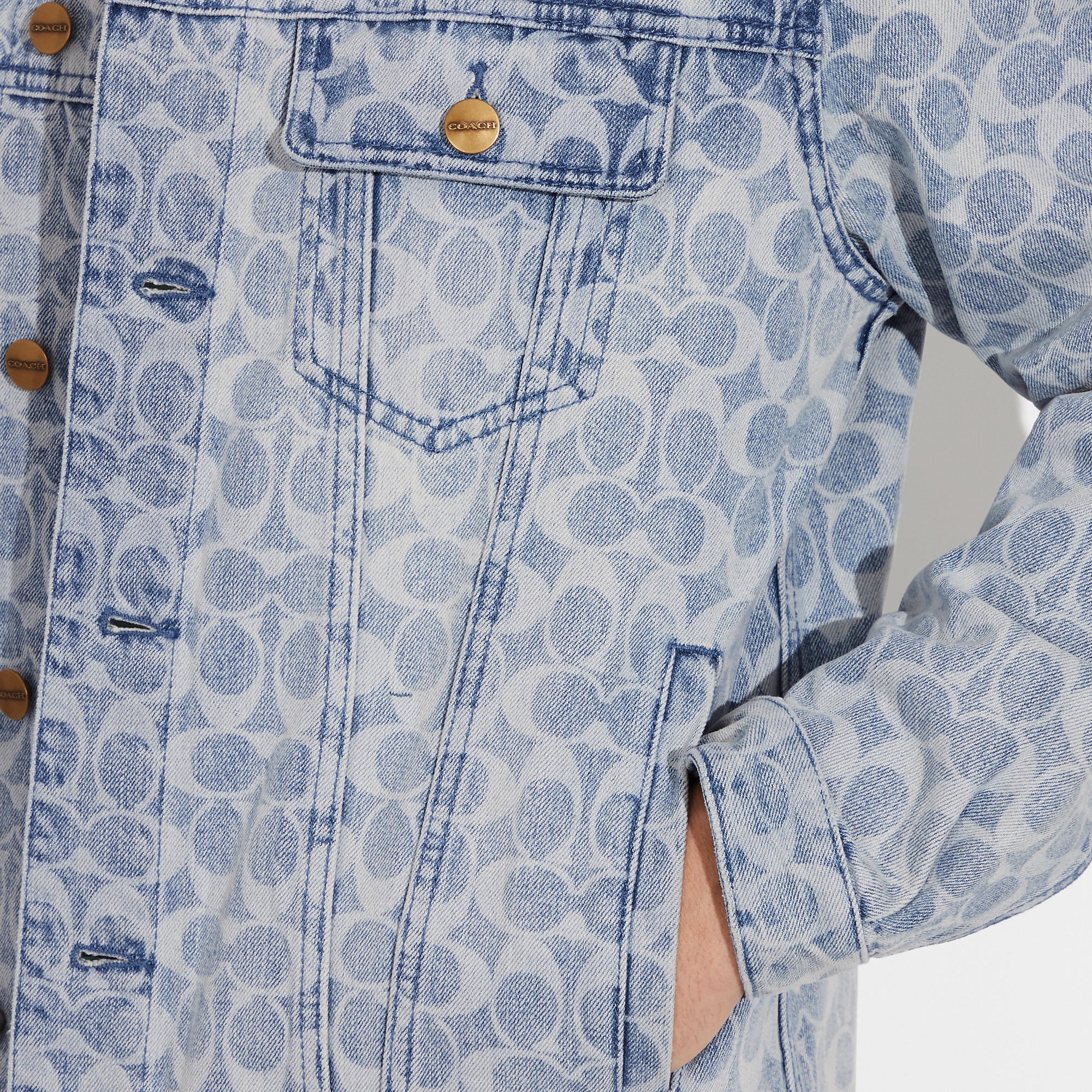 Coach Outlet Signature Denim Jacket