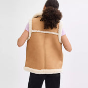 Coach Outlet Reversible Shearling Vest