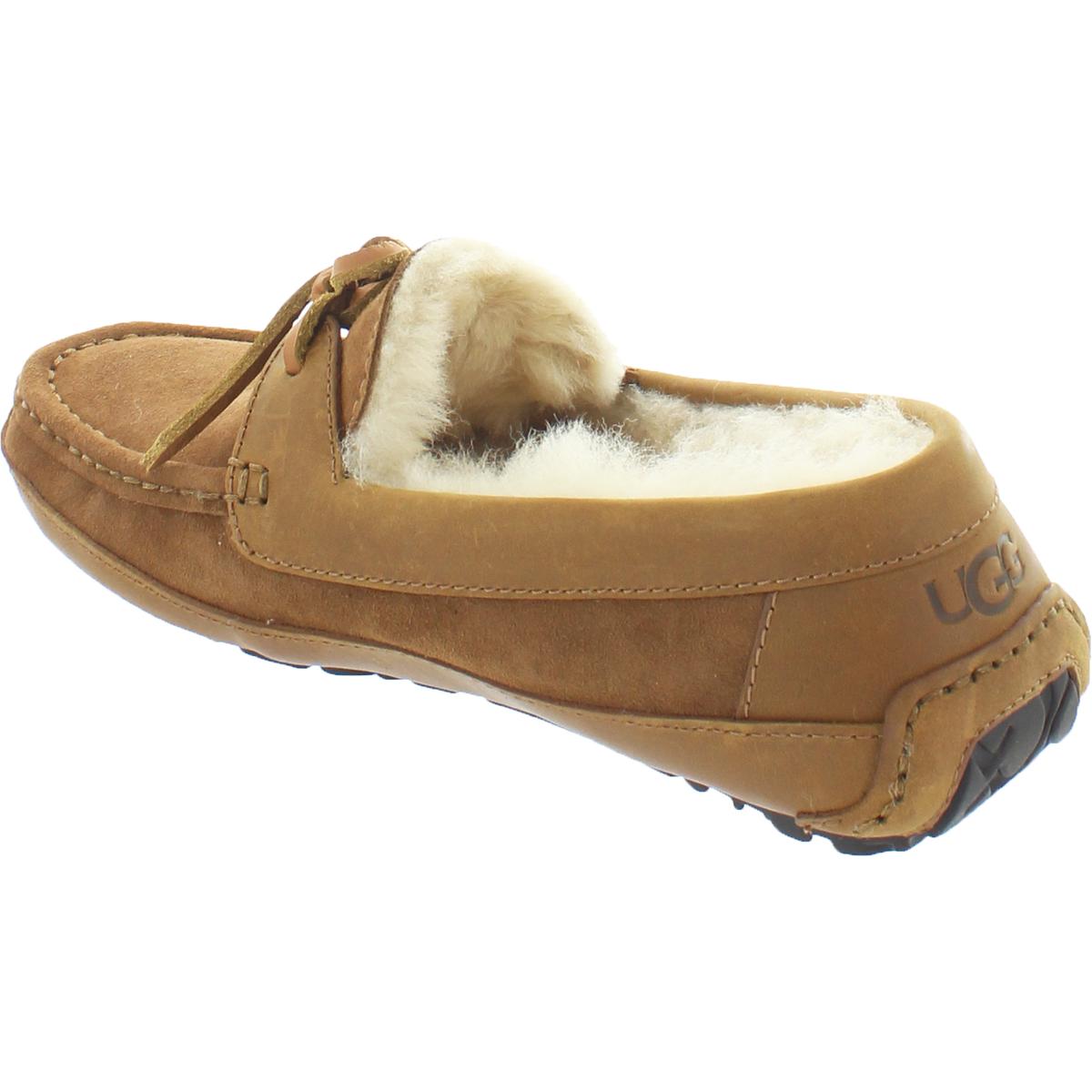 Byron Mens Suede Slip On Moccasins