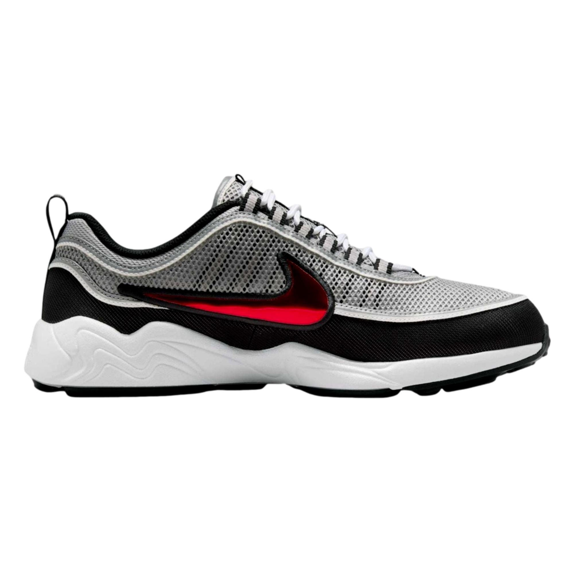 Nike Air Zoom Spiridon SP Metallic Silver/Sport Red  HF9117-001 Men's