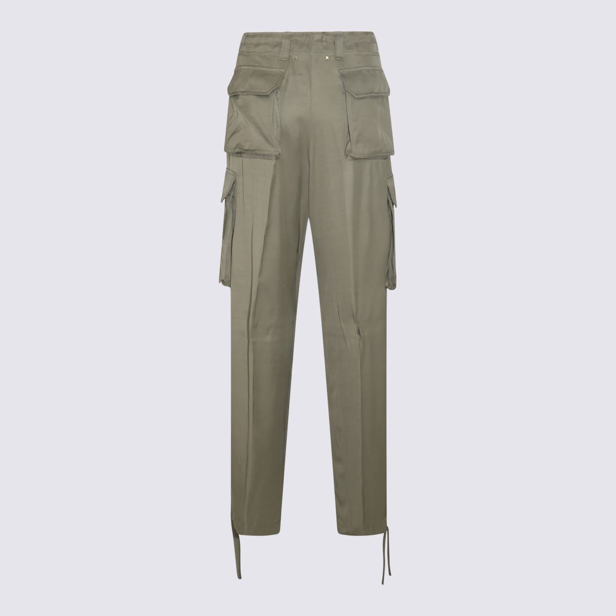 Golden Goose Green Viscose Jeans