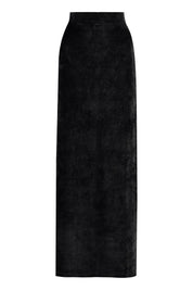 Balenciaga Velvet Long Skirt