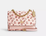 NWT Coach Klare Crossbody Bag With Rose Print In Blush