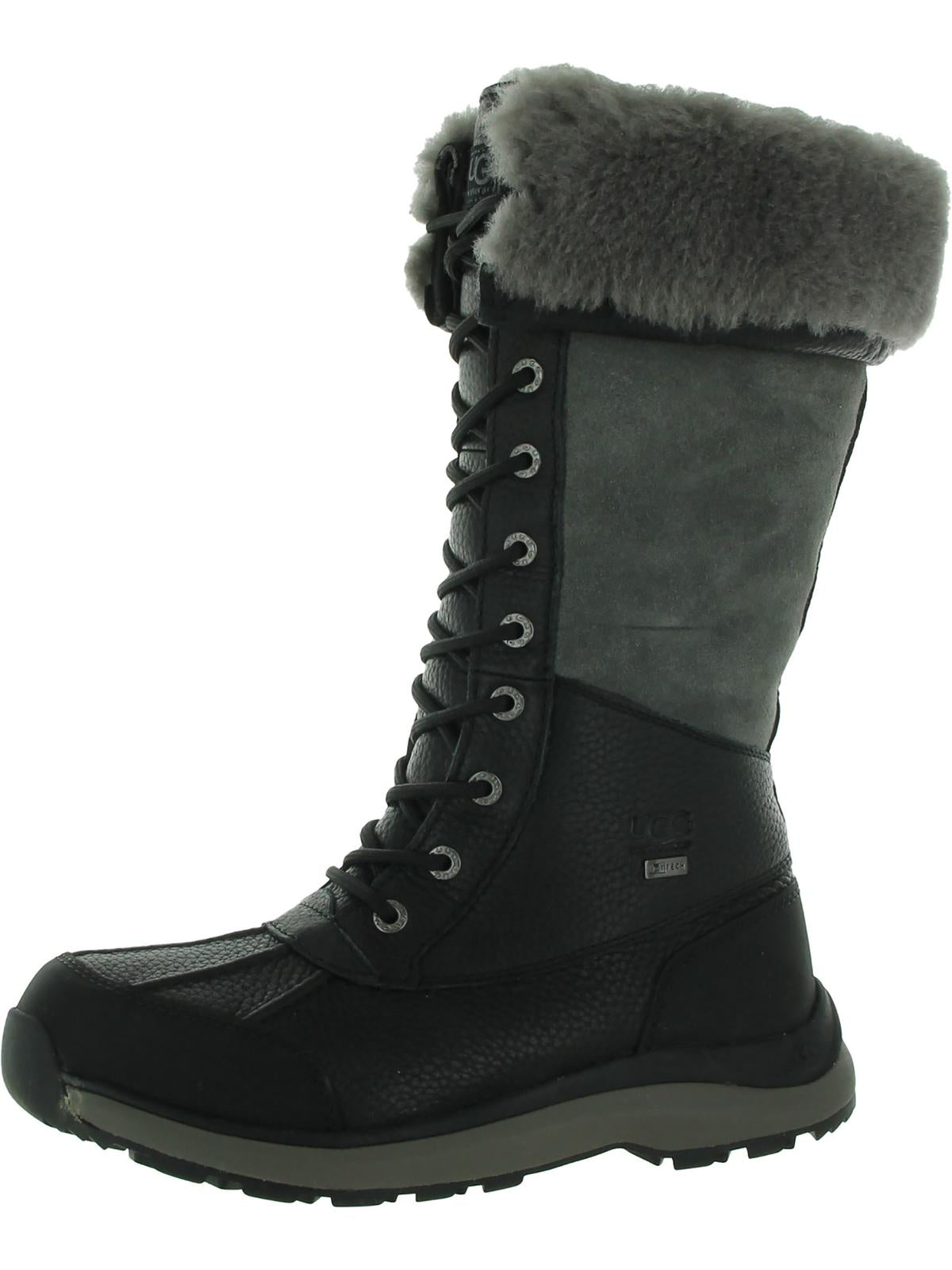 Adirondack Tall III Womens Leather Fur Mid-Calf Boots