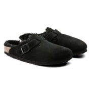 Birkenstock Boston Shearling Suede in Black