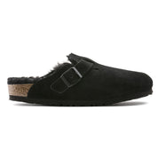 Birkenstock Boston Shearling Suede in Black